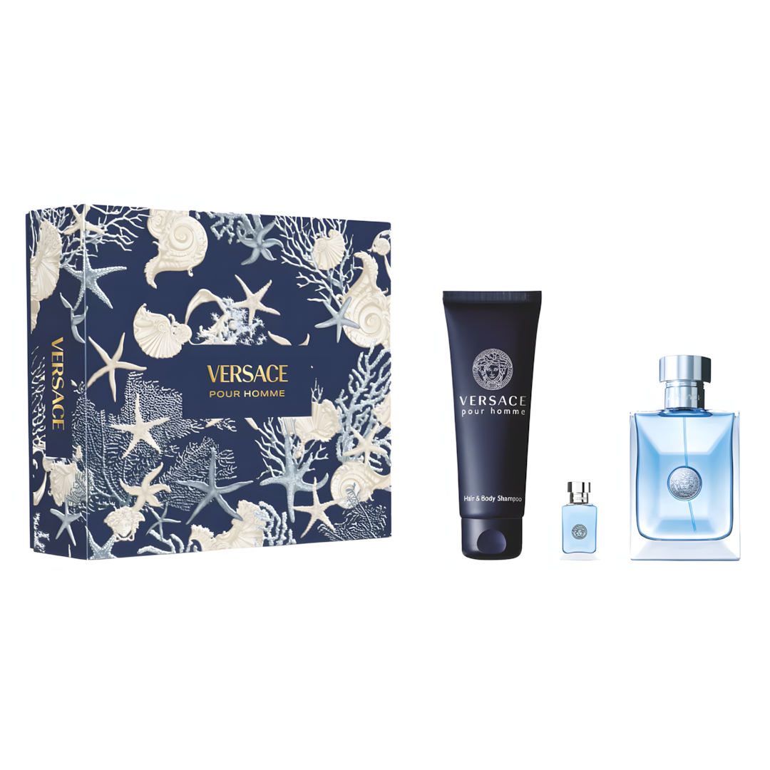 Versace Homme 3-piezas Set 100ml Hombre EDT