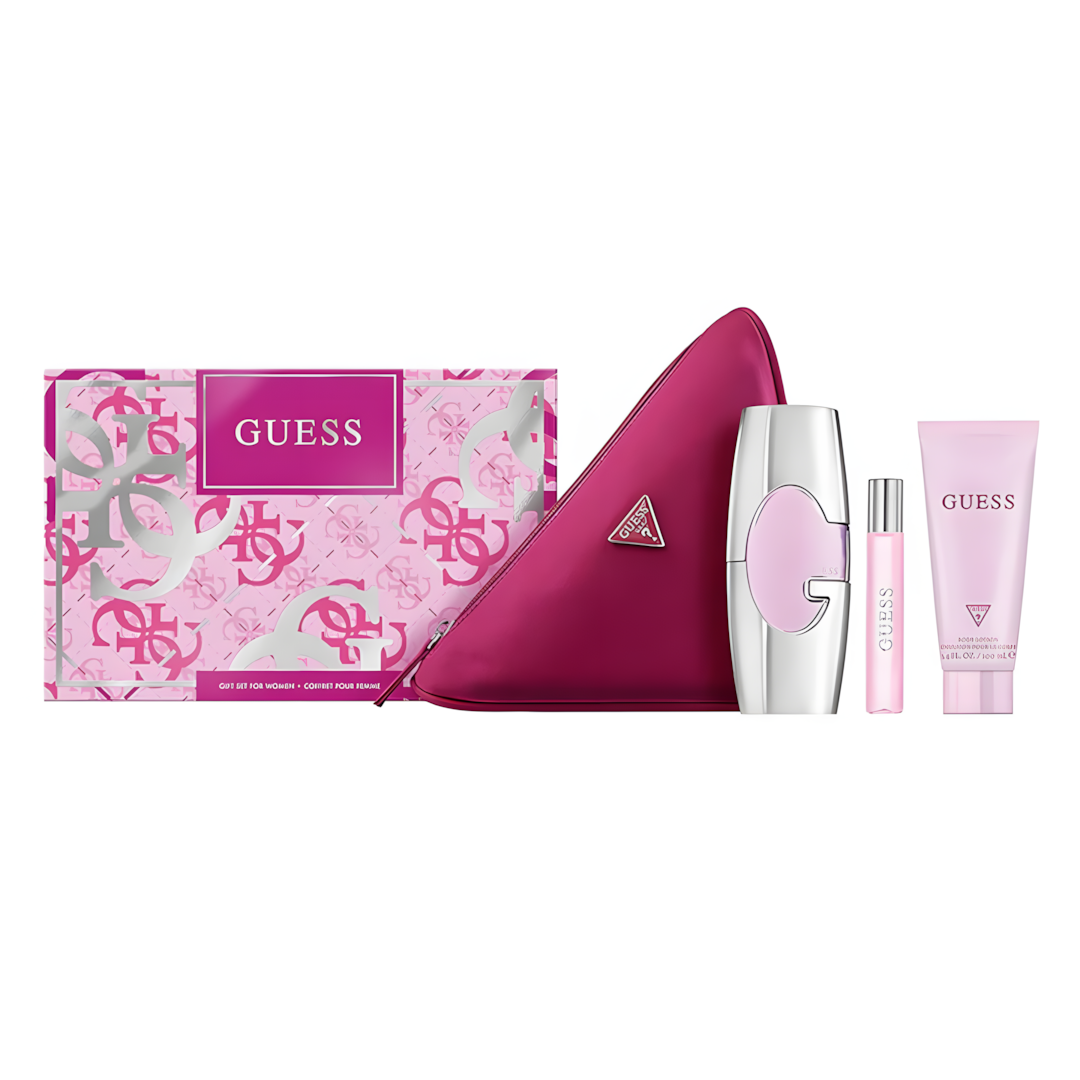 Guess Pink Set 4- piezas EDP Dama