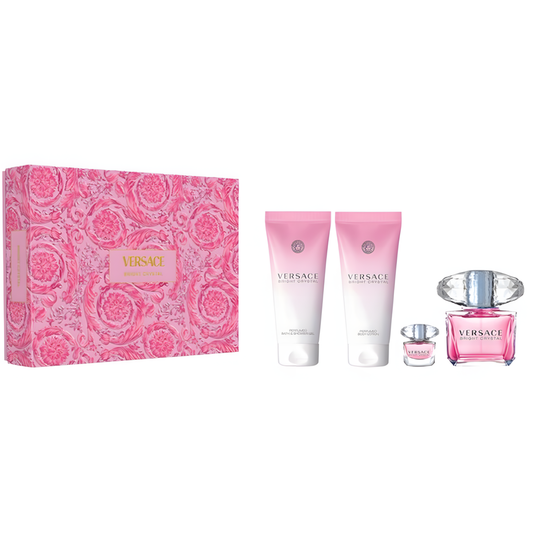 Versace Bright Crystal Set 4 Piezas Dama